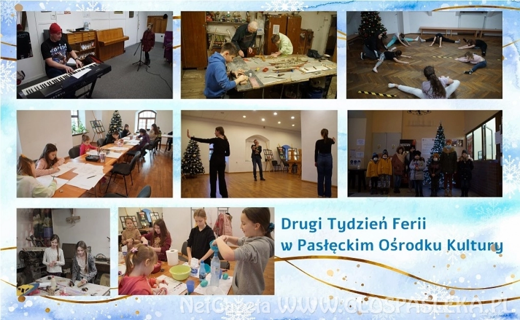 DRUGI TYDZIEŃ FERII ZIMOWYCH W PASŁĘCKIM OŚRODKU KULTURY