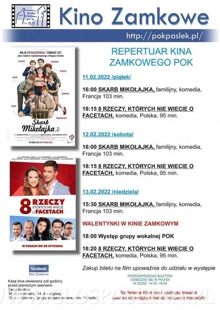 Kino Zamkowe zaprasza