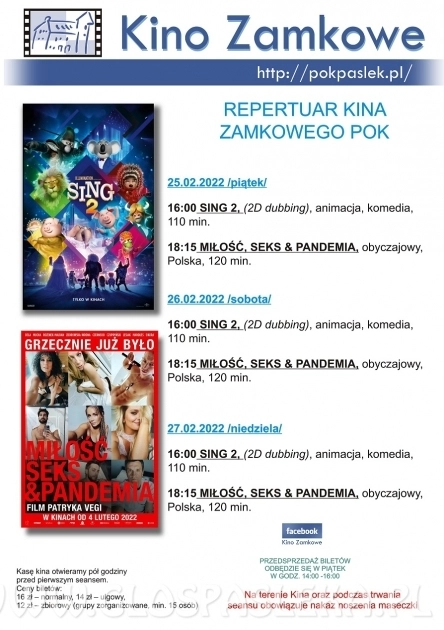 Kino Zamkowe zaprasza