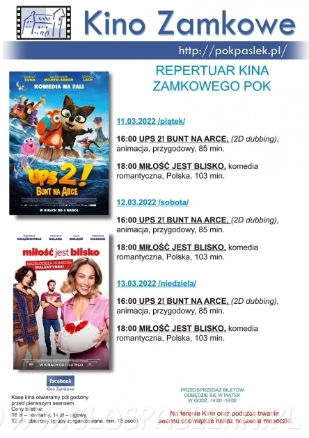 Kino Zamkowe zaprasza