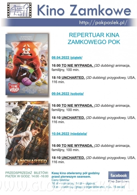 Kino Zamkowe zaprasza