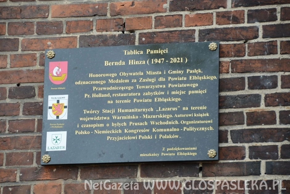 Pamięci Bernda Hinza