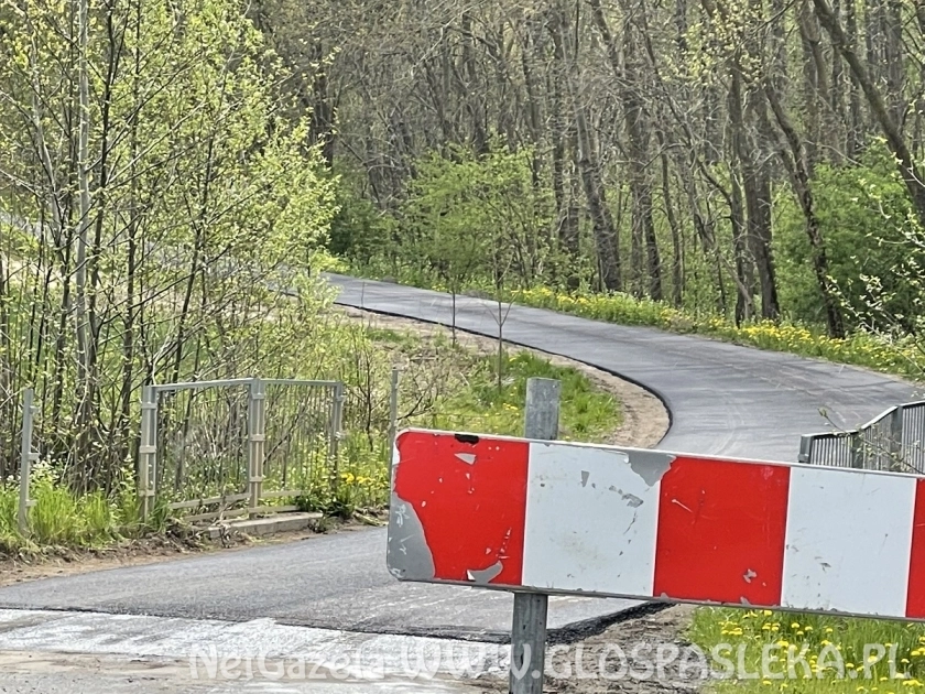 Droga do Majek z nową nawierzchnią