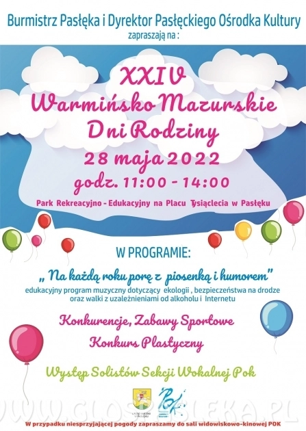 XXIV WARMIŃSKO - MAZURSKIE DNI RODZINY 2022