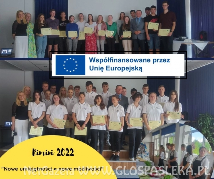 Uroczyste podsumowanie projektu Erasmus+ w ZSEiT