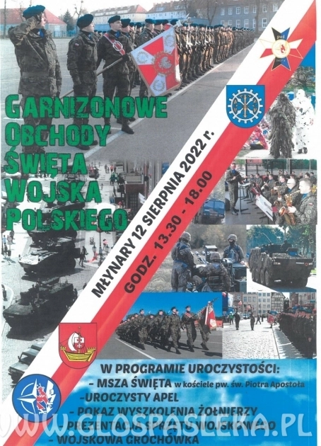 Święto Wojska Polskiego –  zaproszenie do Młynar