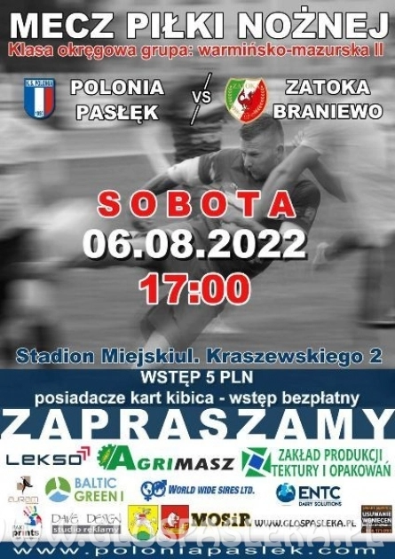 Rusza liga - pierwszy mecz w Pasłęku