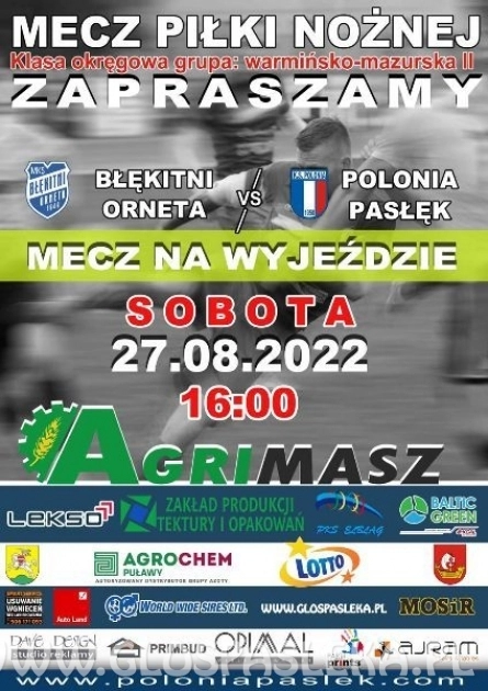 Zaproszenie na mecz do Ornety