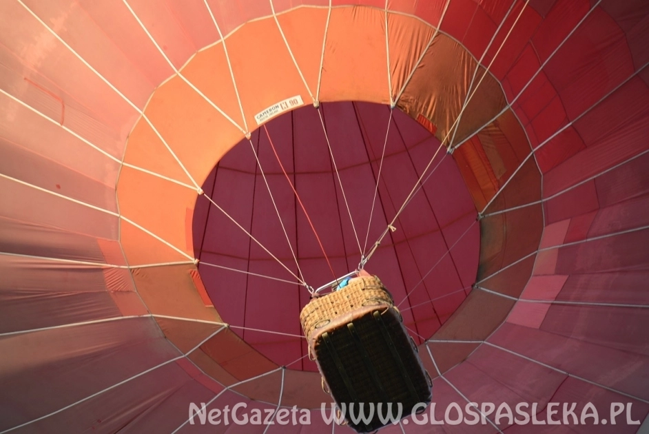 Balony startowały ze stadionu