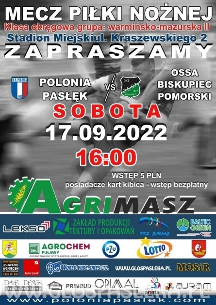 Zaproszenie na mecz ligowy