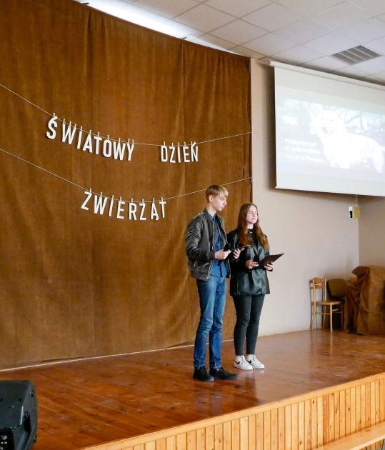 Światowy Dzień Zwierząt w Zespole Szkół w Pasłęku