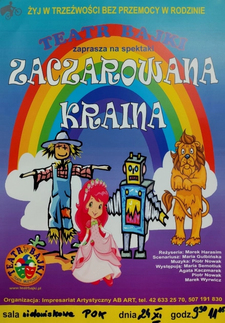 SPEKTAKL PROFILAKTYCZNY PT. „ZACZAROWANA KRAINA”