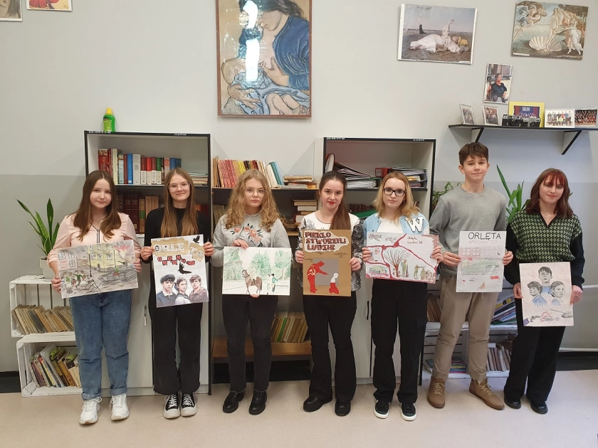 Konkurs  „Plakat filmu Orlęta. Grodno ’39 — oczami uczniów” w ZS w Pasłęku 