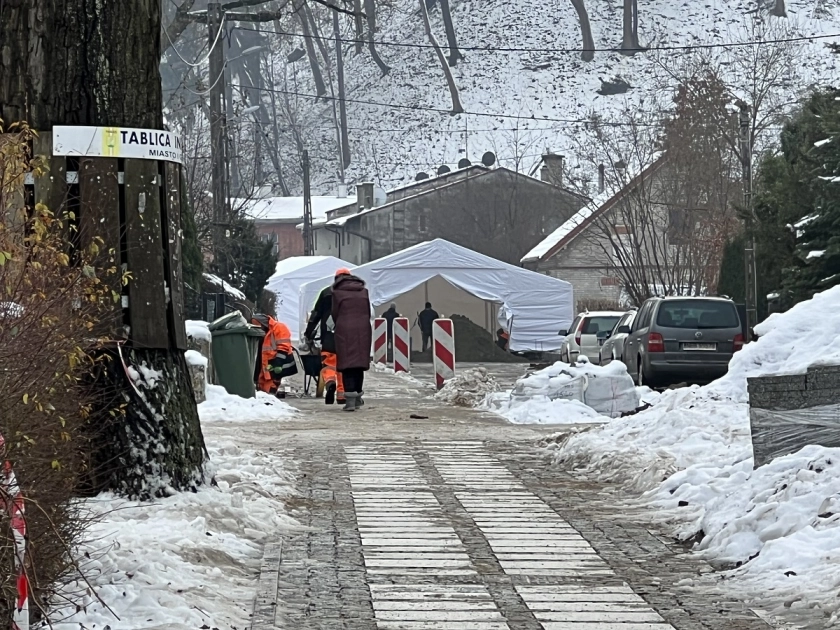 Namioty na ul. Steffena