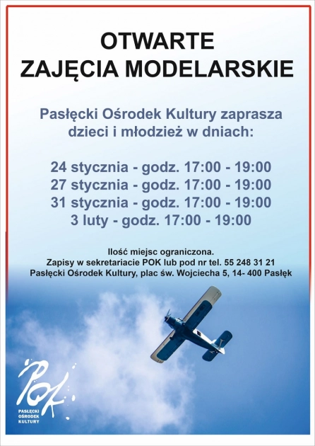 Otwarte zajęcia modelarskie