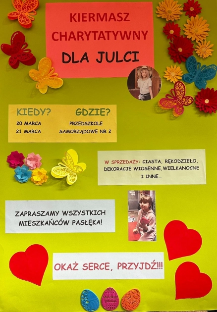 Kiermasz charytatywny dla Julci