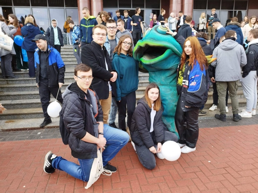 Uczniowie ZSEiT w Pasłęku na Dniu Otwartym na UWM w Olsztynie