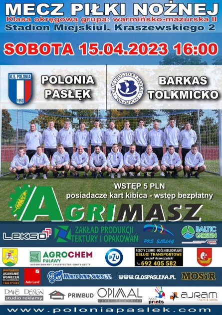 Polonia gra z Barkasem