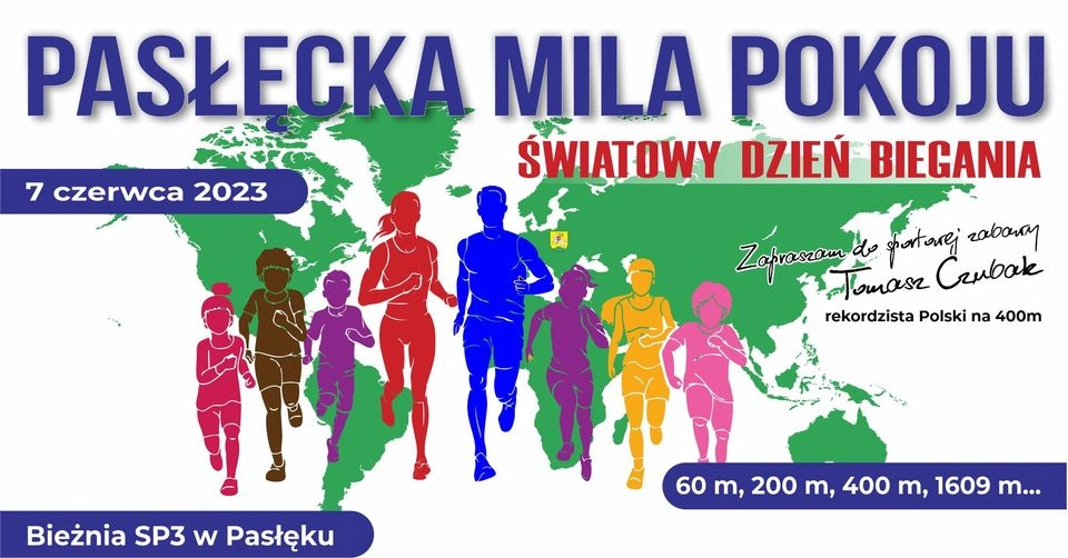 Pasłęcka Mila Pokoju - Światowy Dzień Biegania