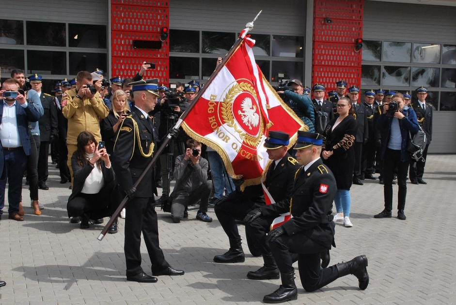 Nowy sztandar dla KM PSP w Elblągu