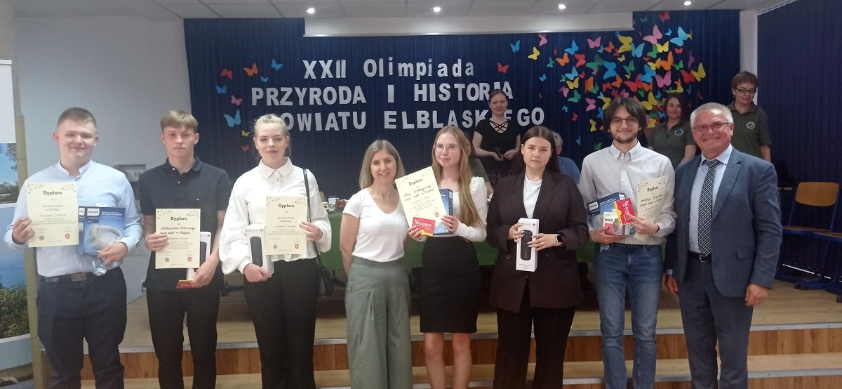 Sukces w XXII Olimpiadzie „Przyroda i Historia Powiatu Elbląskiego”