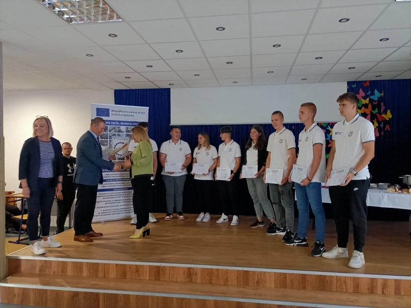 Uczniowie ZSEiT podsumowują projekt Erasmus+ 