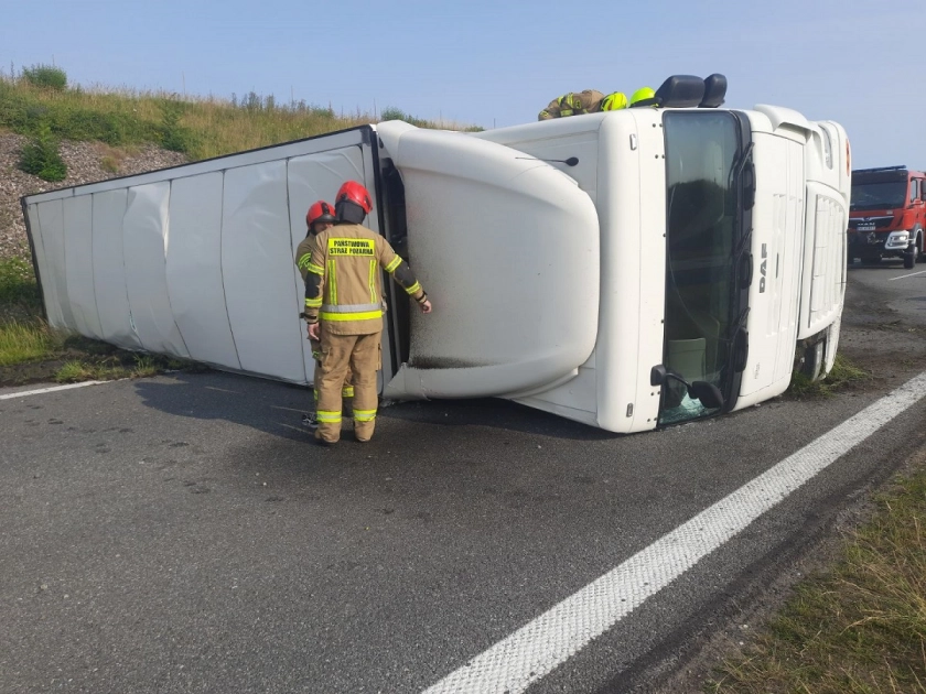 S 7 zablokowana - wypadek