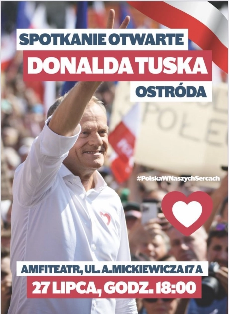Tusk w Ostródzie