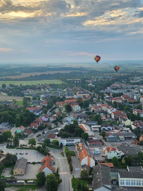 Pasłęk z kosza balonu