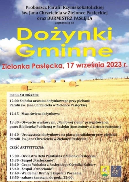Dożynki 2023 - przypominamy