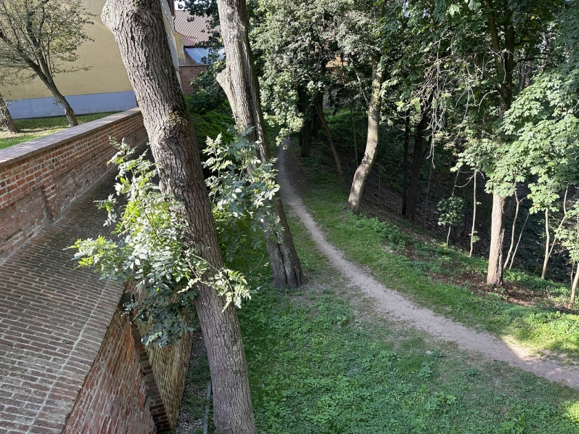 Alejki wokół murów obronnych