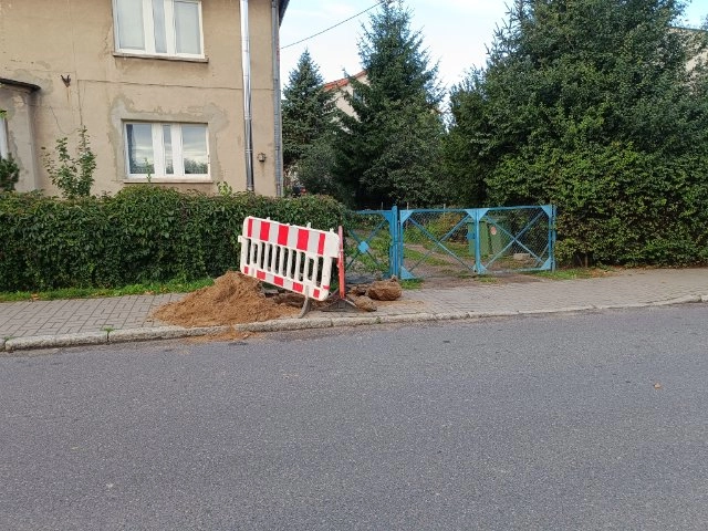 Awaria na ulicy Bankowej