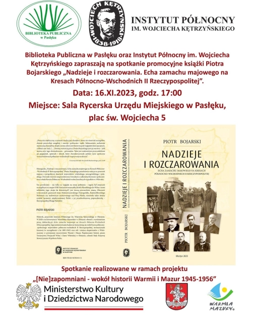 Zaproszenie na promocję książki