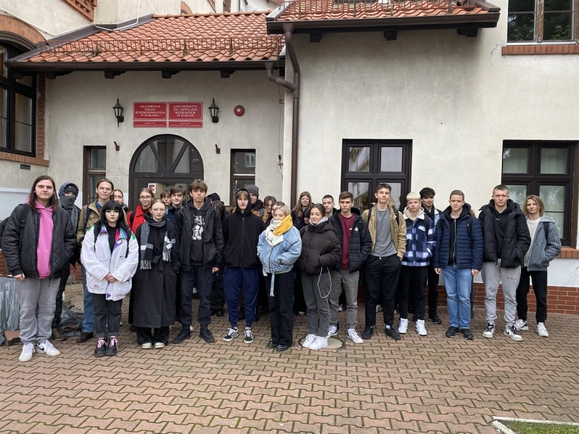 Uczniowie ZS w Pasłęku na warsztatach językowych 