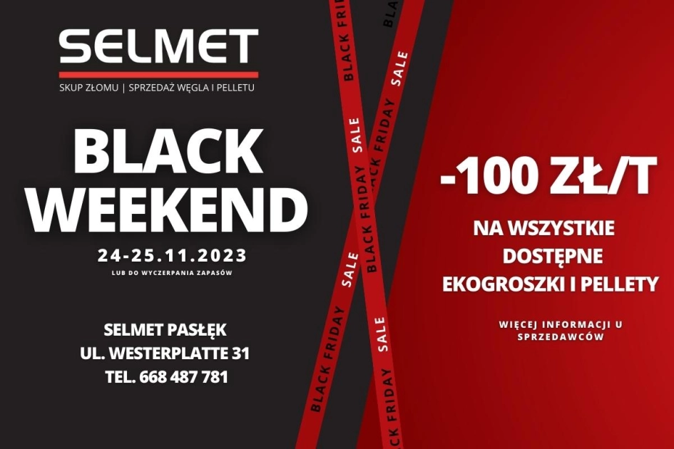 Zamiast Black Friday jest Black Weekend! 