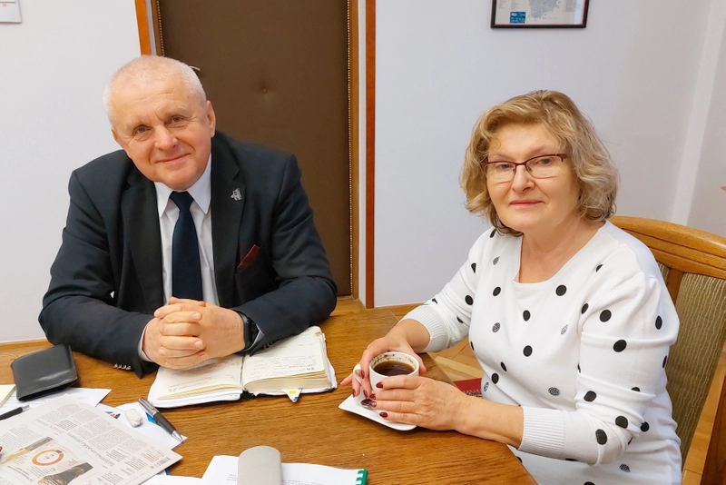 Spotkanie z Panią Barbarą Nowak i Panem Jerzym Miąskowskim