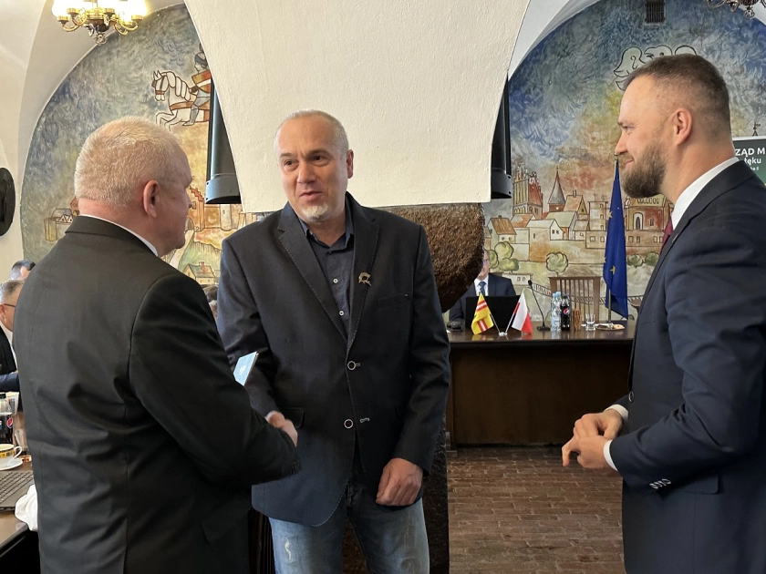 Krzysztof Kowal z odznaką