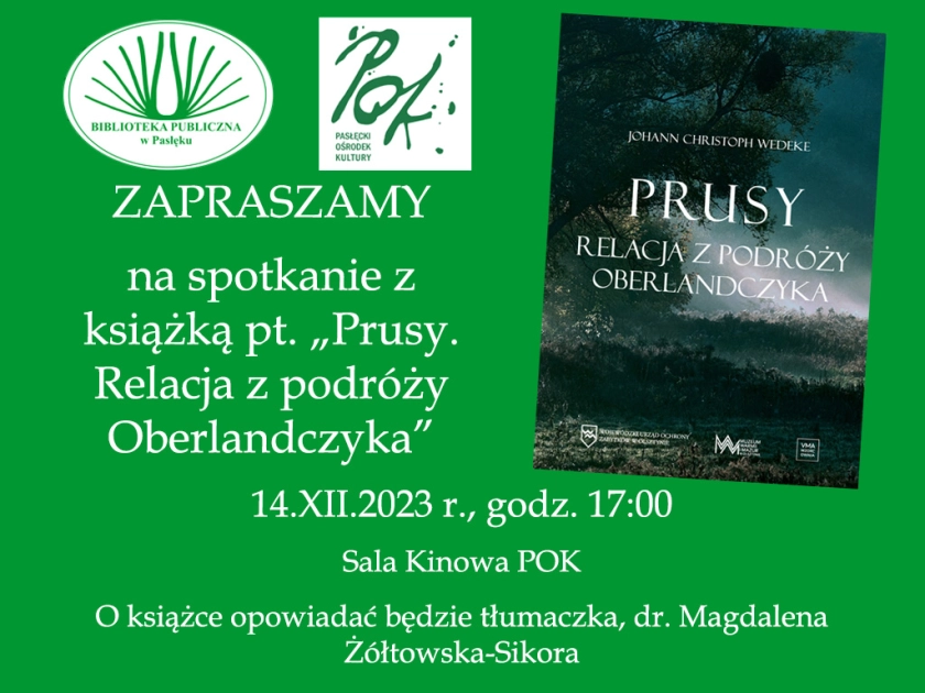 Zapraszamy na spotkanie z wyjątkową książką