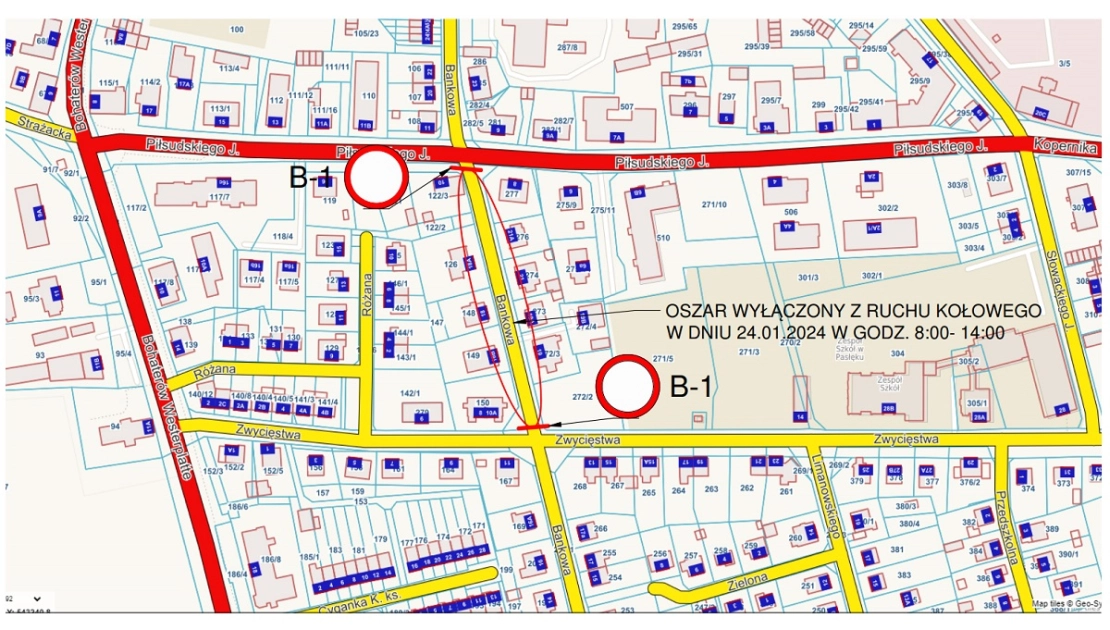 Uwaga - awaria sieci wodociągowej na ul. Bankowej - komunikat nieaktualny 