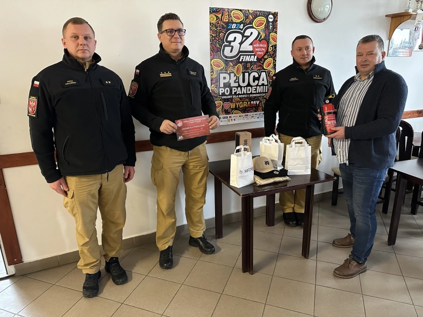 Strażacy na rzecz WOŚP