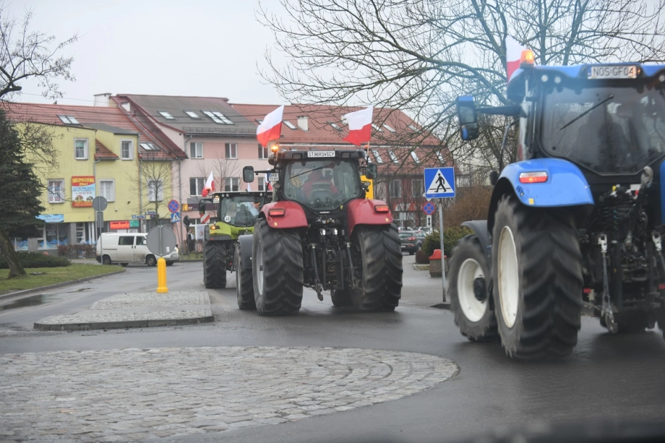 Protestowali rolnicy z Pasłęka i okolic