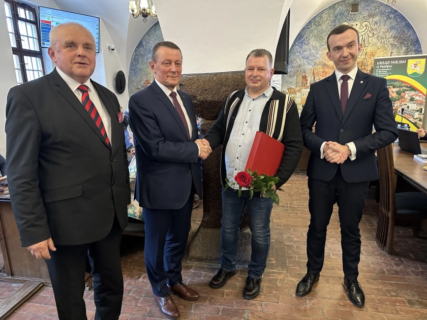 Mirosław Plawgo z nagrodą Burmistrza