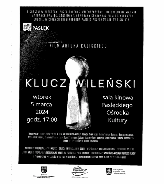 Zaproszenie do kina – Klucz Wileński