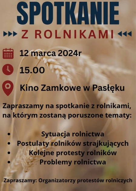 Spotkanie z rolnikami