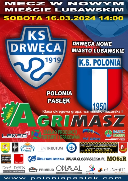 Polonia gra z Drwęcą