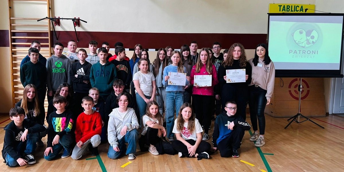 Uczennica Zespołu Szkół ambasadorką projektu „Patroni Zwierząt”