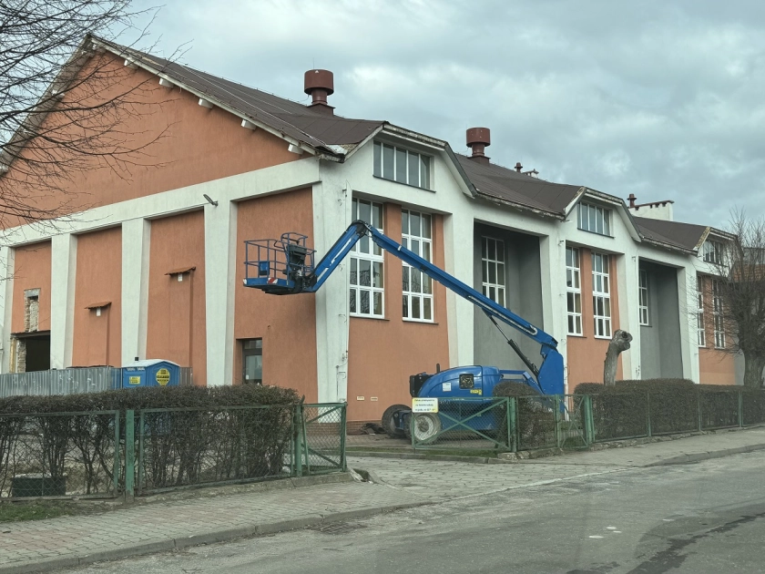 Trwa remont i termomodernizacja w Zespole Szkół