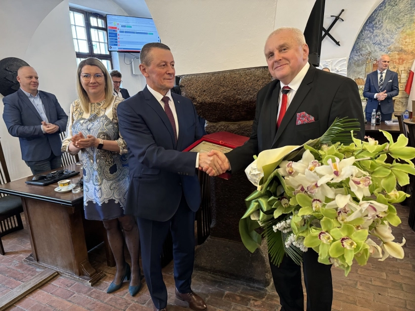 Podziękowania dla burmistrza i radnych