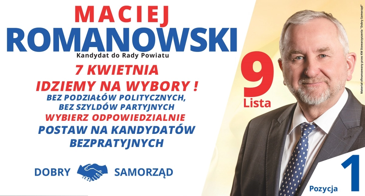 Maciej Romanowski zaprasza