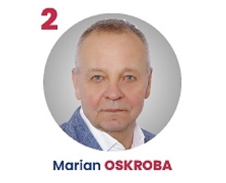 Marian Oskroba dziękuje
